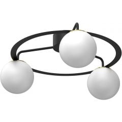 Luminex Ballo 5668 lampa podsufitowa 3x15 W czarna