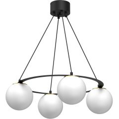 Luminex Ballo 5674 lampa wisząca 6x15 W czarna