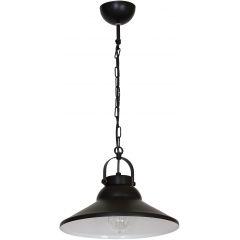 Luminex Iron 6206 lampa wisząca 1x60 W czarna
