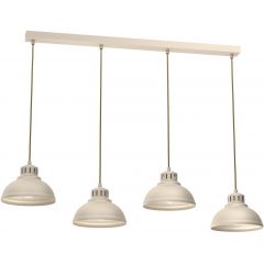 Luminex Sven 8893 lampa wisząca 4x15 W beżowa