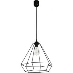 Luminex Alma 8967 lampa wisząca 1x60 W czarna