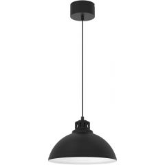 Luminex Single 9041 lampa wisząca 1x60 W czarna