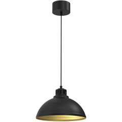 Luminex Sven 9116 lampa wisząca 1x60 W czarna