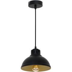 Luminex Sven 9142 lampa wisząca 1x60 W czarna