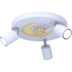 Luminex Fun 9340 lampa podsufitowa 3x8 W niebieska