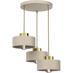 Luminex Marti 9932 lampa wisząca 3x15 W beżowa
