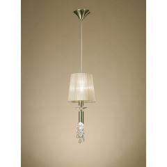 Mantra Tiffany 3881 lampa wisząca 2x20 W brązowy