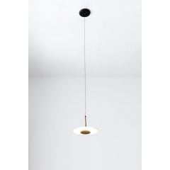 Mantra Orion 7305 lampa wisząca 1x8 W czarna-mosiądz