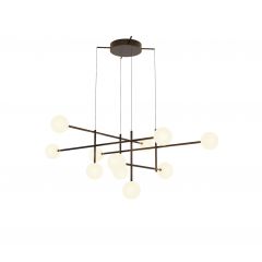 Mantra Cellar 7630 lampa wisząca powyżej 6x5 W biała-czarna