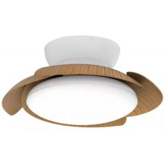 Mantra Aloha 8234 lampa podsufitowa 1x45 W biała-drewno