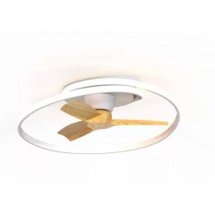 Mantra Ocean 8235 lampa podsufitowa 1x60 W biała-drewno