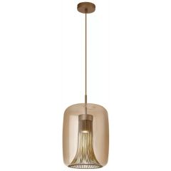 Mantra Kriss 8526 lampa wisząca 1x12 W złota-brązowa