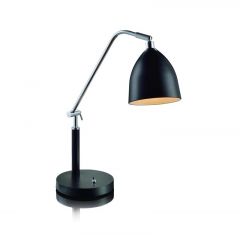 Markslöjd Fredrikshamn 105025 lampa biurkowa 1x40 W czarna