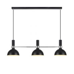 Markslöjd Larry 106855 lampa wisząca 3x60 W czarna