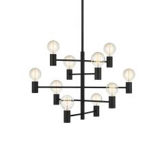 Markslöjd Paris 107187 lampa wisząca powyżej 6x60 W czarna