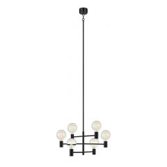 Markslöjd Capital 107281 lampa wisząca 6x60 W czarna