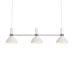 Markslöjd Larry 107500 lampa wisząca 3x60 W biała