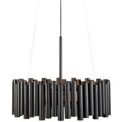 Markslöjd Level 107925 lampa wisząca 3x60 W czarna