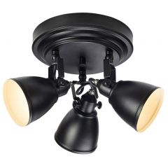 Markslöjd Fjällbacka 108081 lampa podsufitowa 3x20 W czarna