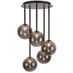 Markslöjd Universe 108111 lampa wisząca 5x20 W czarna