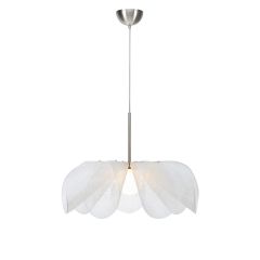 Markslöjd Styrka 108818 lampa wisząca 1x40 W biała-nikiel