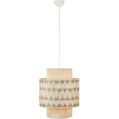 Markslöjd Ano 108824 lampa wisząca 1x40 W brązowa-beżowa