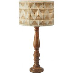 Markslöjd Ano 108827 lampa stołowa 1x40 W brązowa-beżowa