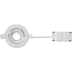 Markslöjd Pluto 108884 lampa do zabudowy 1x4.9 W biała