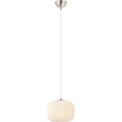 Markslöjd Sober 109008 lampa wisząca 1x40 W biała-nikiel