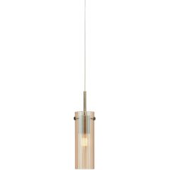 Markslöjd Tibia 109015 lampa wisząca 1x40 W mosiądz-bursztynowa