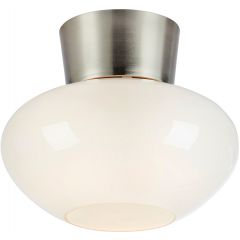 Markslöjd Malaga 109025 lampa podsufitowa 1x60 W biała-nikiel