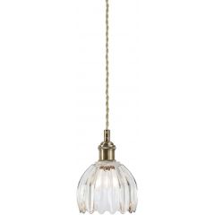 Markslöjd Gota 109136 lampa wisząca 1x40 W mosiądz-przezroczysta
