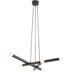 Markslöjd Stack 109155 lampa wisząca 6x40 W czarna