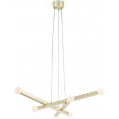 Markslöjd Stack 109157 lampa wisząca 6x40 W mosiądz