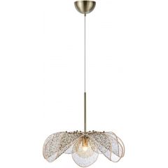 Markslöjd Styrka 109169 lampa wisząca 1x40 W mosiądz-bursztynowa