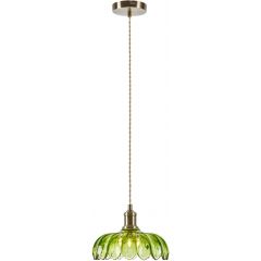 Markslöjd Kurage 109177 lampa wisząca 1x40 W mosiądz-zielona