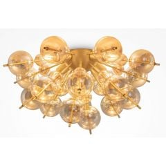 Maytoni Bolla MOD133CL04BS lampa podsufitowa 4x60 W mosiądz