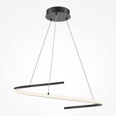 Maytoni Curve MOD242PLL33BK lampa wisząca 1x31 W czarna