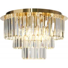 Milagro Milano ML1023 lampa podsufitowa 6x40 W złota-kryształ