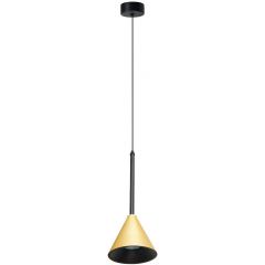 Milagro Cone ML1124 lampa wisząca 1x10 W czarna-złota Milagro Cone ML1124 lampa wisząca 1x10 W czarna-złota