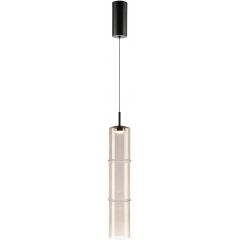 Milagro Bato ML1395 lampa wisząca 1x4 W czarna-brązowa