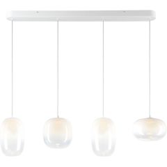Milagro Vaso ML1406 lampa wisząca 4x15 W biała