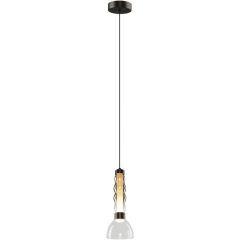 Milagro Lucco ML1417 lampa wisząca 1x13 W przydymiona-bursztynowa