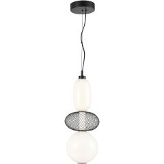Milagro Arame ML1433 lampa wisząca 1x23 W biała-czarna