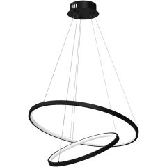 Milagro Hoop ML1542 lampa wisząca 1x51 W czarna