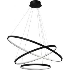 Milagro Hoop ML1543 lampa wisząca 1x93 W czarna