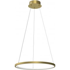 Milagro Hoop ML1545 lampa wisząca 1x27 W złota