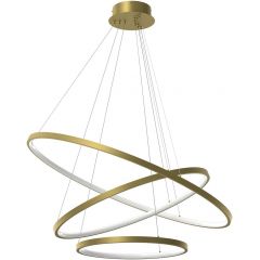 Milagro Hoop ML1547 lampa wisząca 1x93 W złota