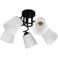 Milagro Pafos ML2258 lampa podsufitowa 5x15 W czarna