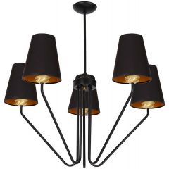 Milagro Victoria MLP4913 lampa podsufitowa 5x60 W czarny